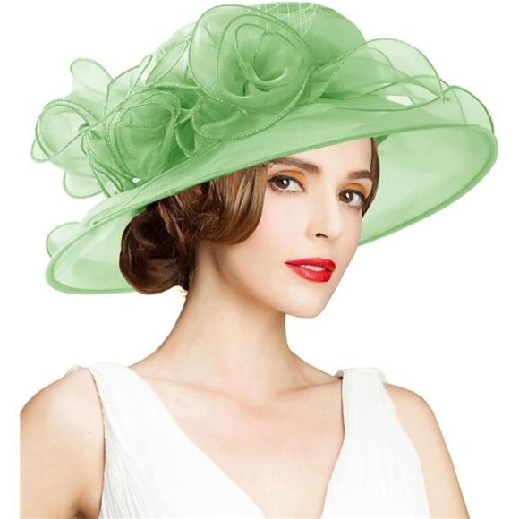 Women's Kentucky Hat Wide Brim Green
